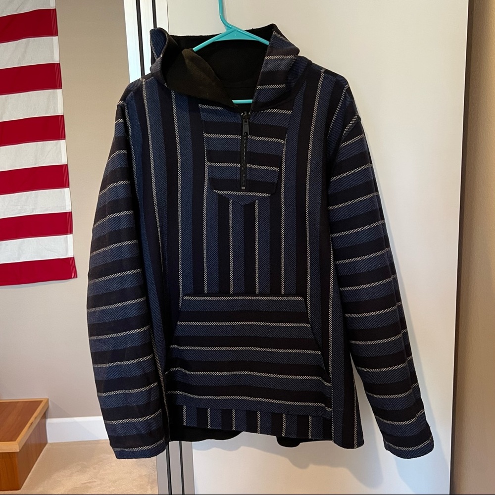 Vince Reversible Wool Pullover Jacket